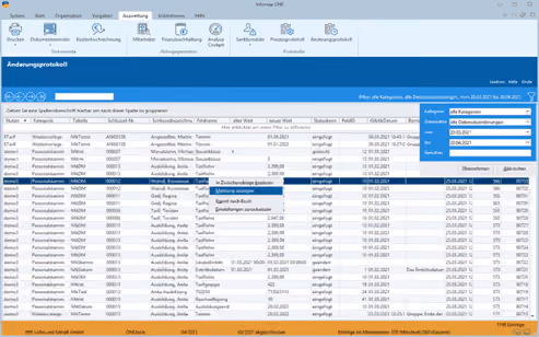 Infoniqa Software Screenshot Payroll Core