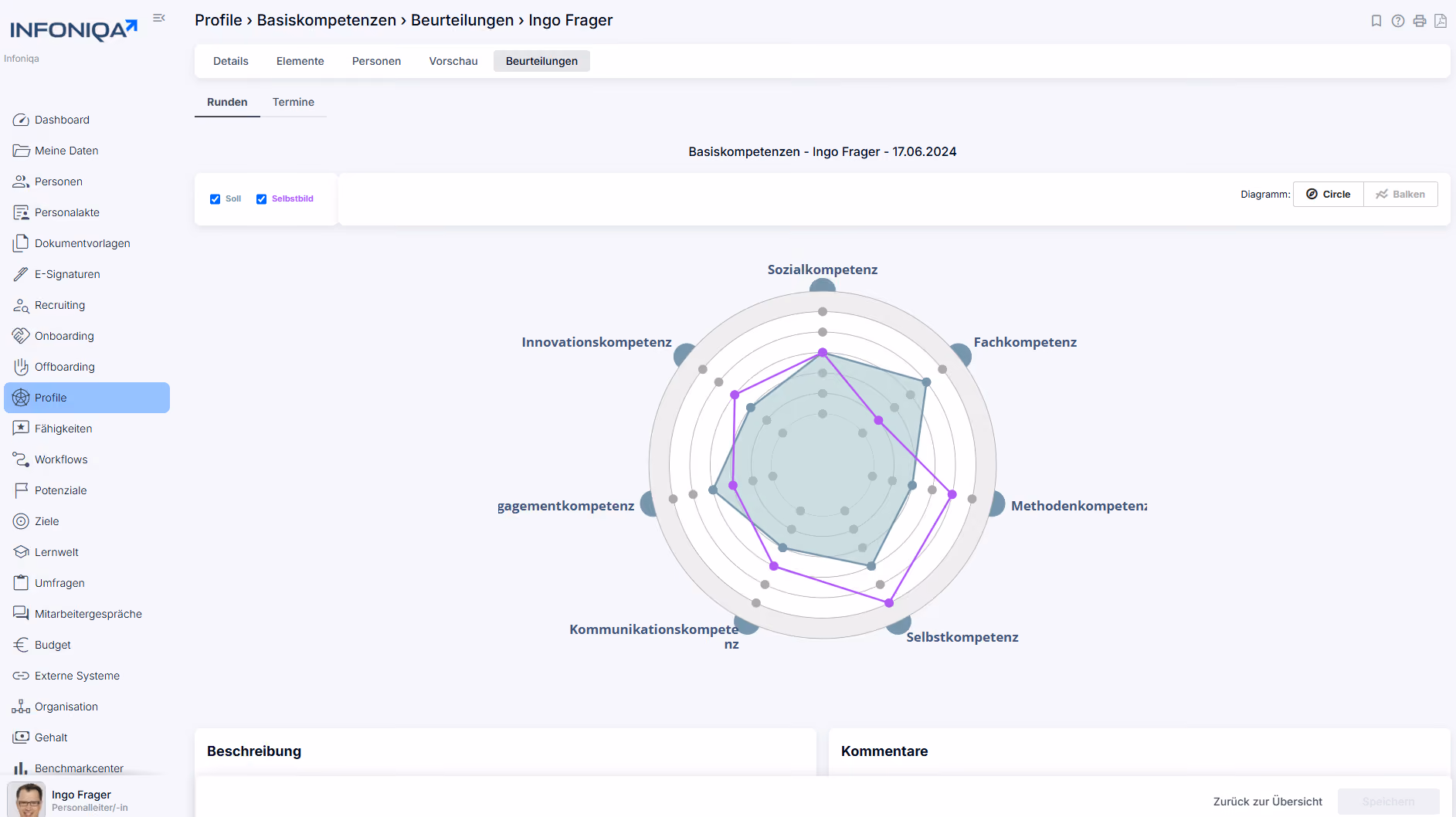 360 Grad Feedback Software Screenhot
