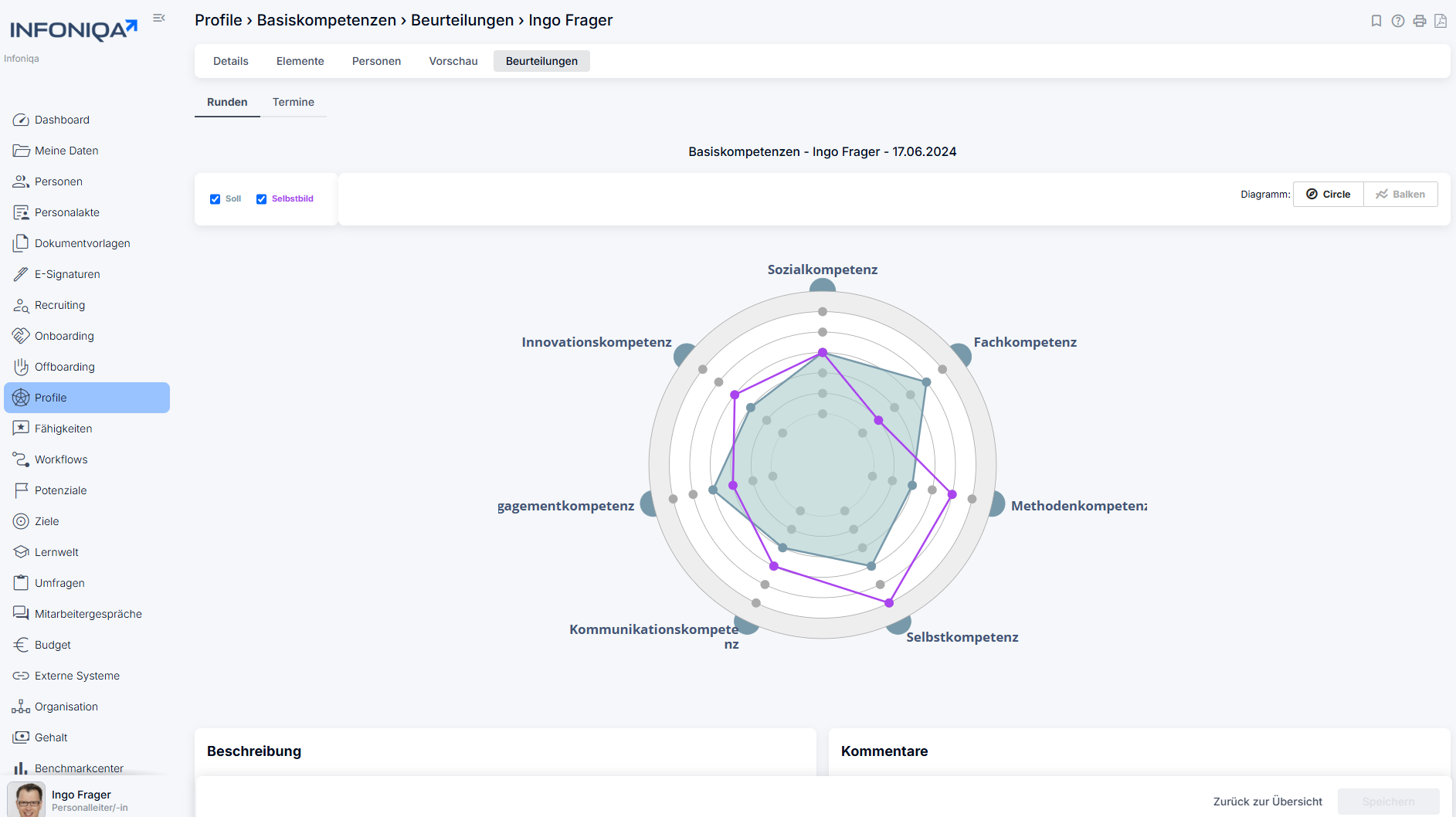 360 Grad Feedback Software Screenhot