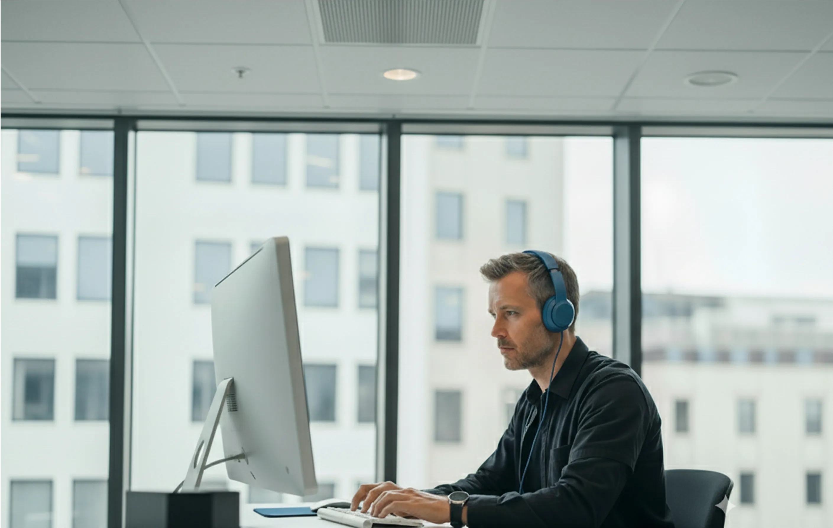 Mitarbeiter im Büro