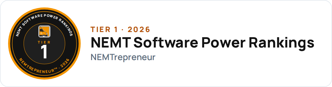Tier 1, Best NEMT Software 2026, NEMTrepreneur