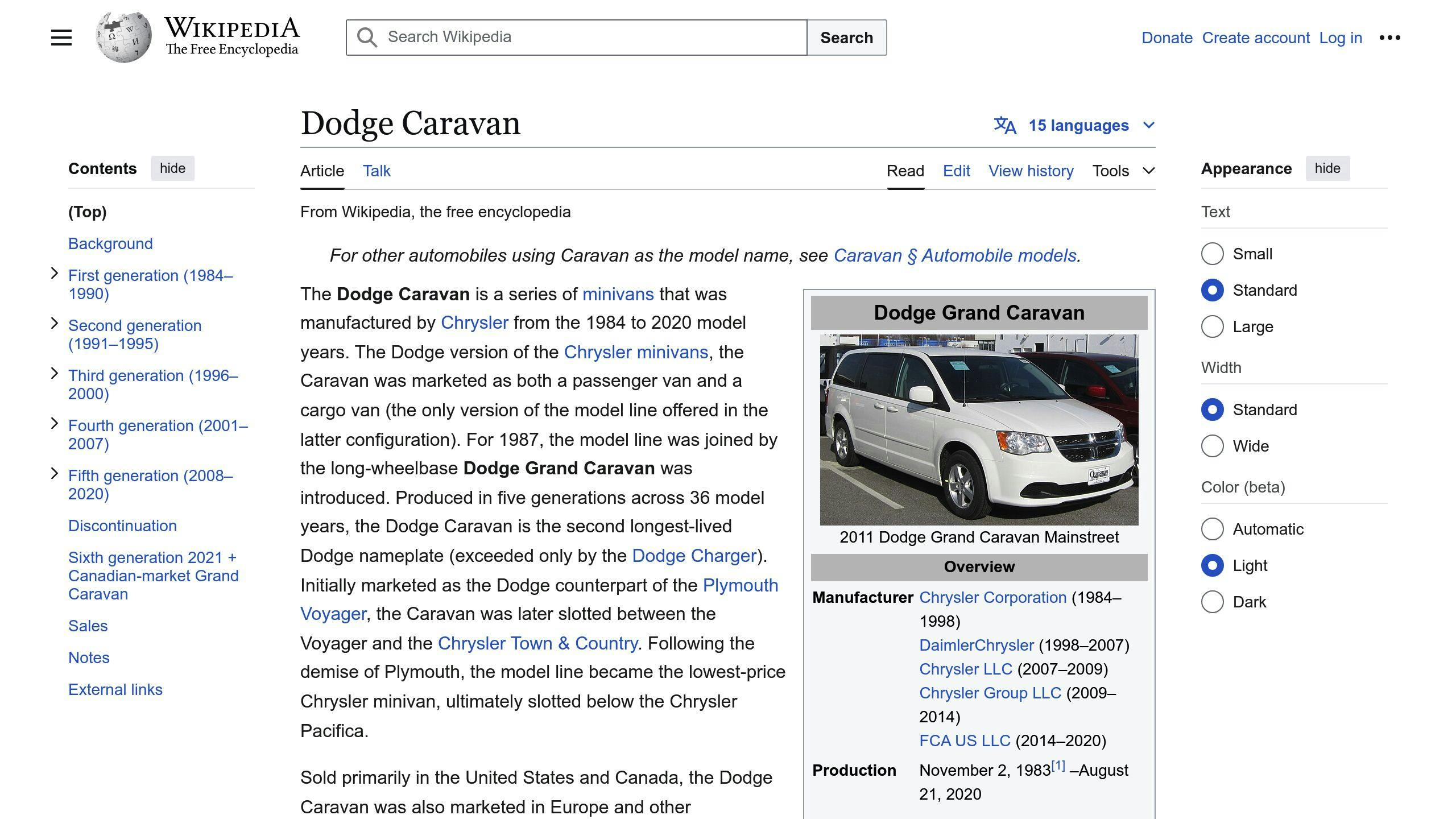 Dodge Grand Caravan