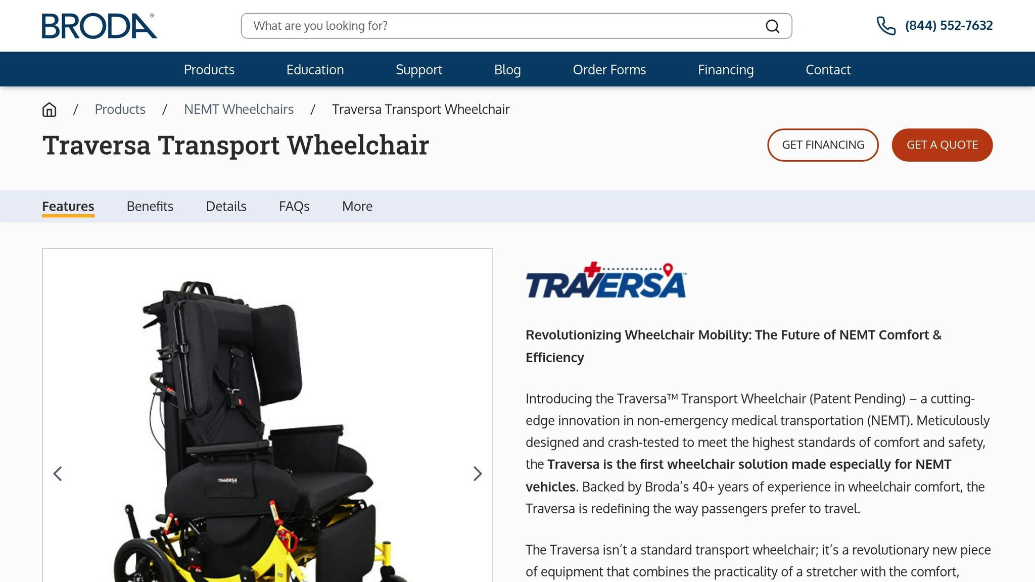 Traversa Transport Wheelchair