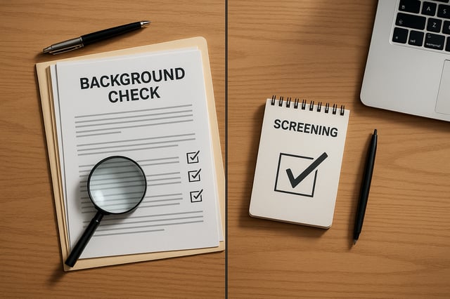 Background Checks vs. Screening: Key Differences