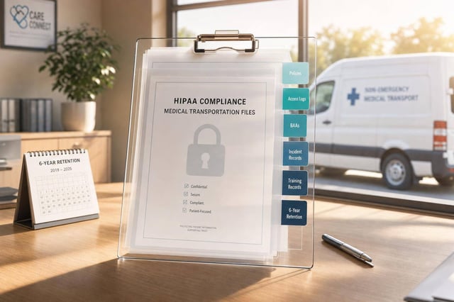 HIPAA Compliance for Medical Transportation Files