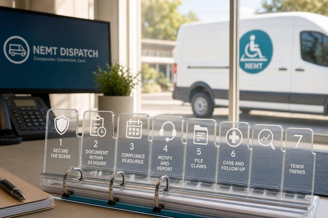 Employee Incident Reporting in NEMT: 7 Steps
