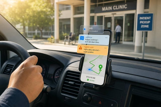 How NEMT Software Improves Driver Communication