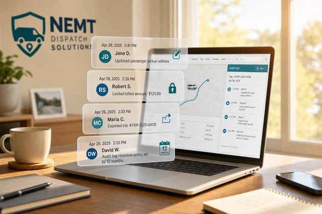 Audit Trail Rules For NEMT Software