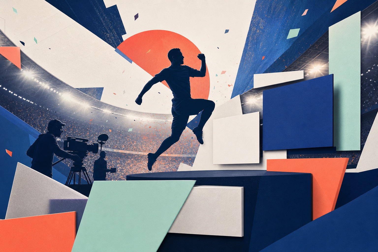 Illustration de contenus produits pour valoriser un partenaire sportif