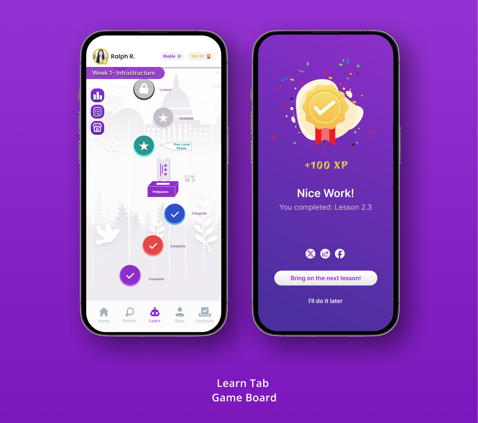 Final Wireframes of Make My Test Count