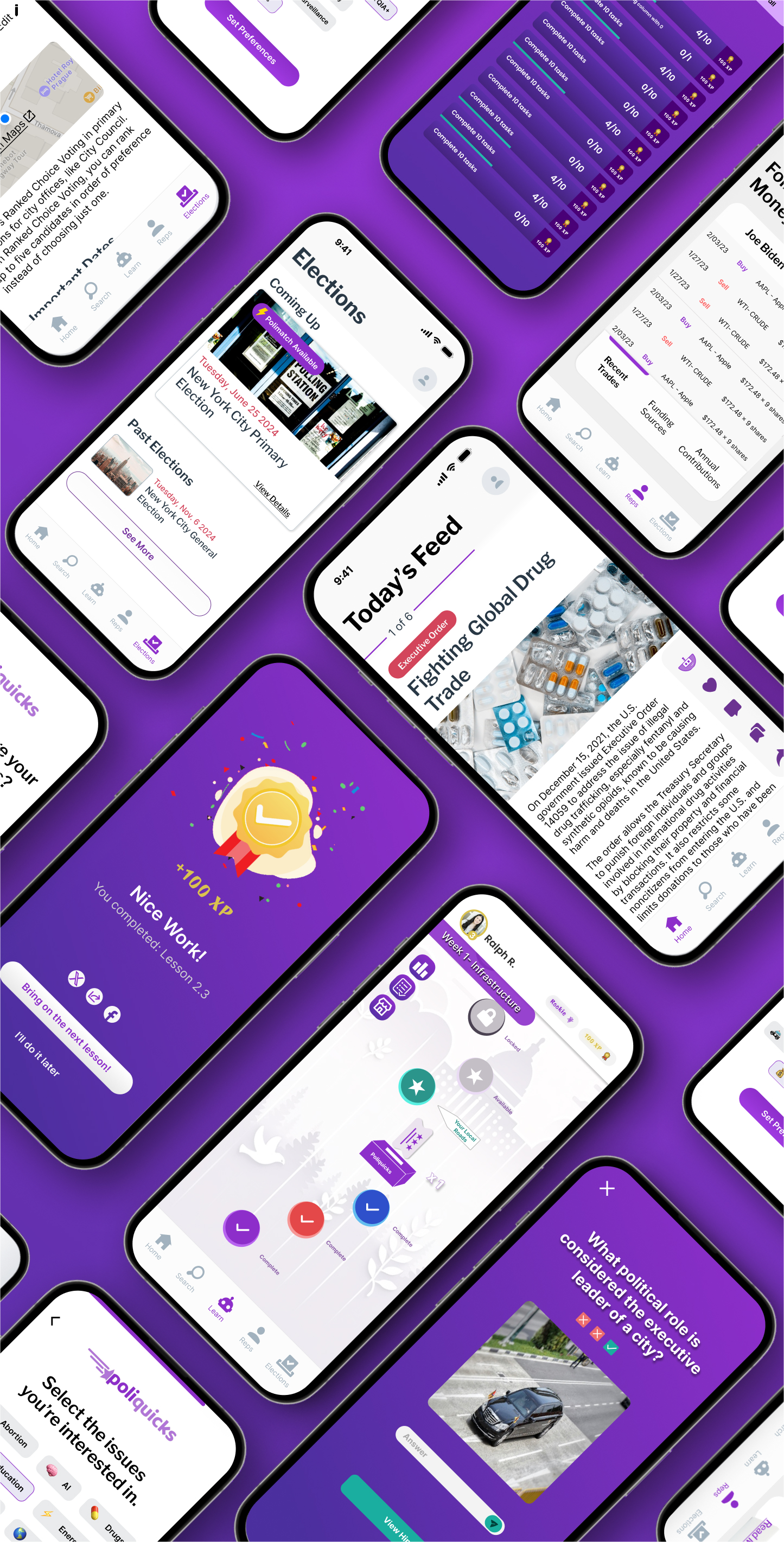 Final Wireframes of Make My Test Count