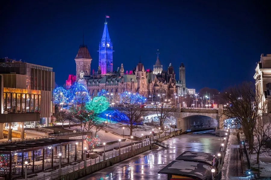 Christmas Lights in Ottawa, Canada