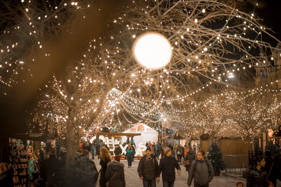 Ottawa’s European-style Christmas market. 