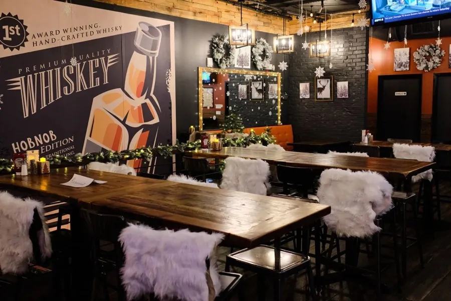 HOBNOB Neighborhood Tavern Christmas Bar - Atlanta, GA