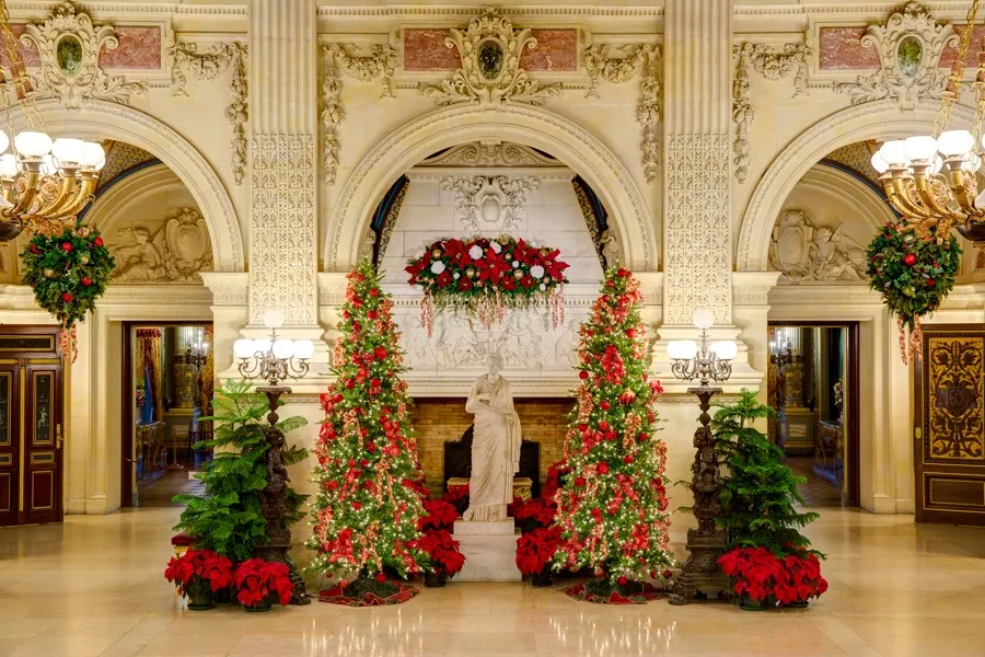 Newport Christmas mansions -Newport, RI