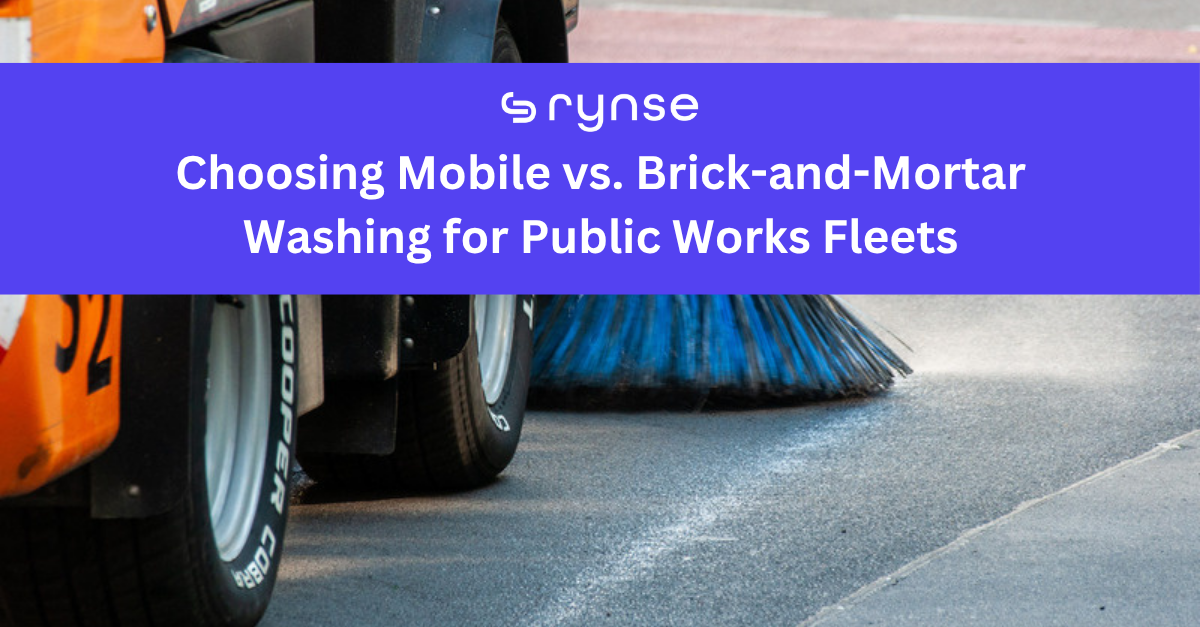 Choosing Mobile vs. Brick-and-Mortar Washing for Public Works Fleets blog thumbnail