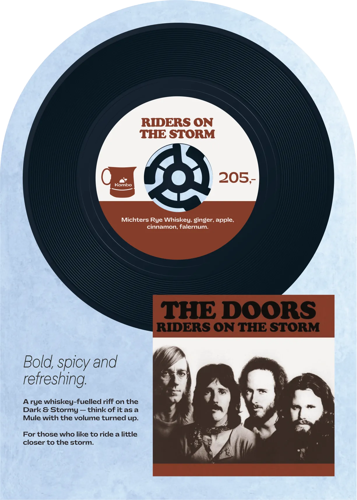 Riders on the Storm – The Doors: Kombos cocktailmeny, side 4