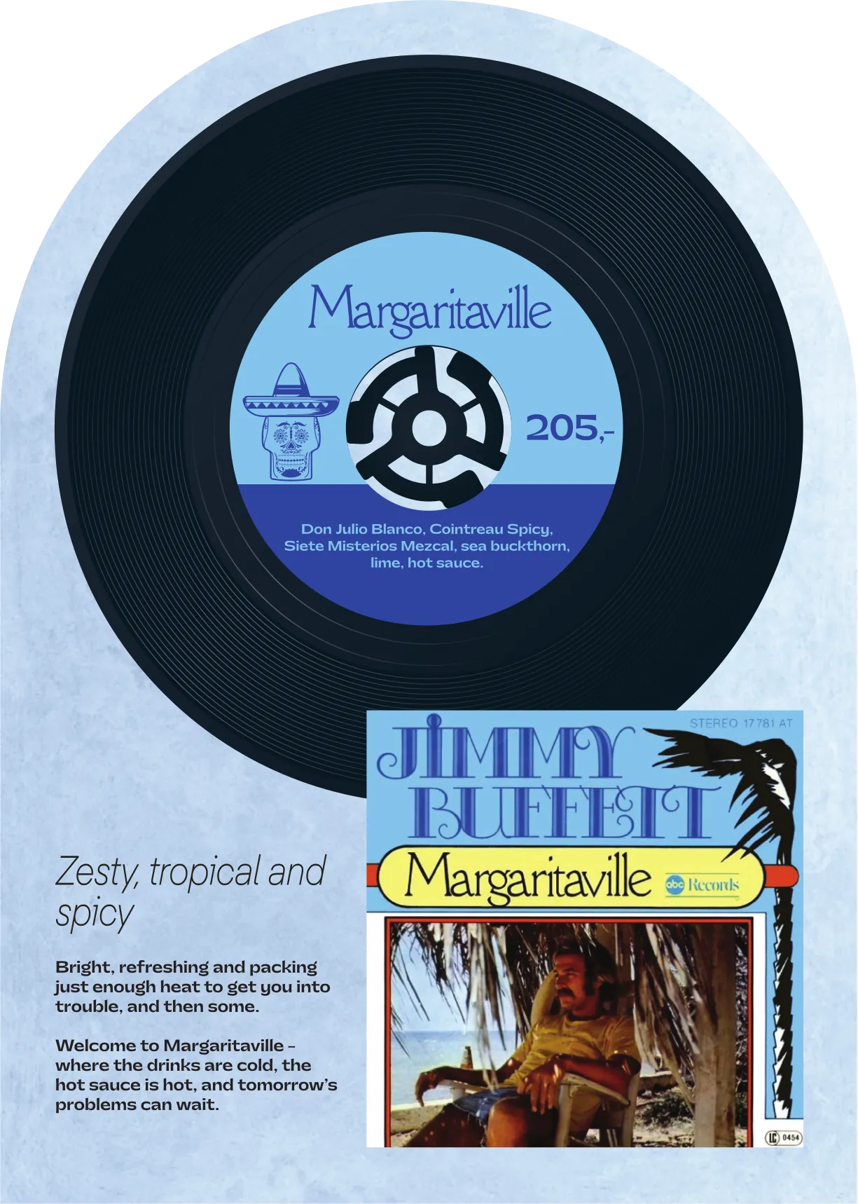 Margaritaville – Jimmy Buffett: Kombos cocktailmeny, side 8