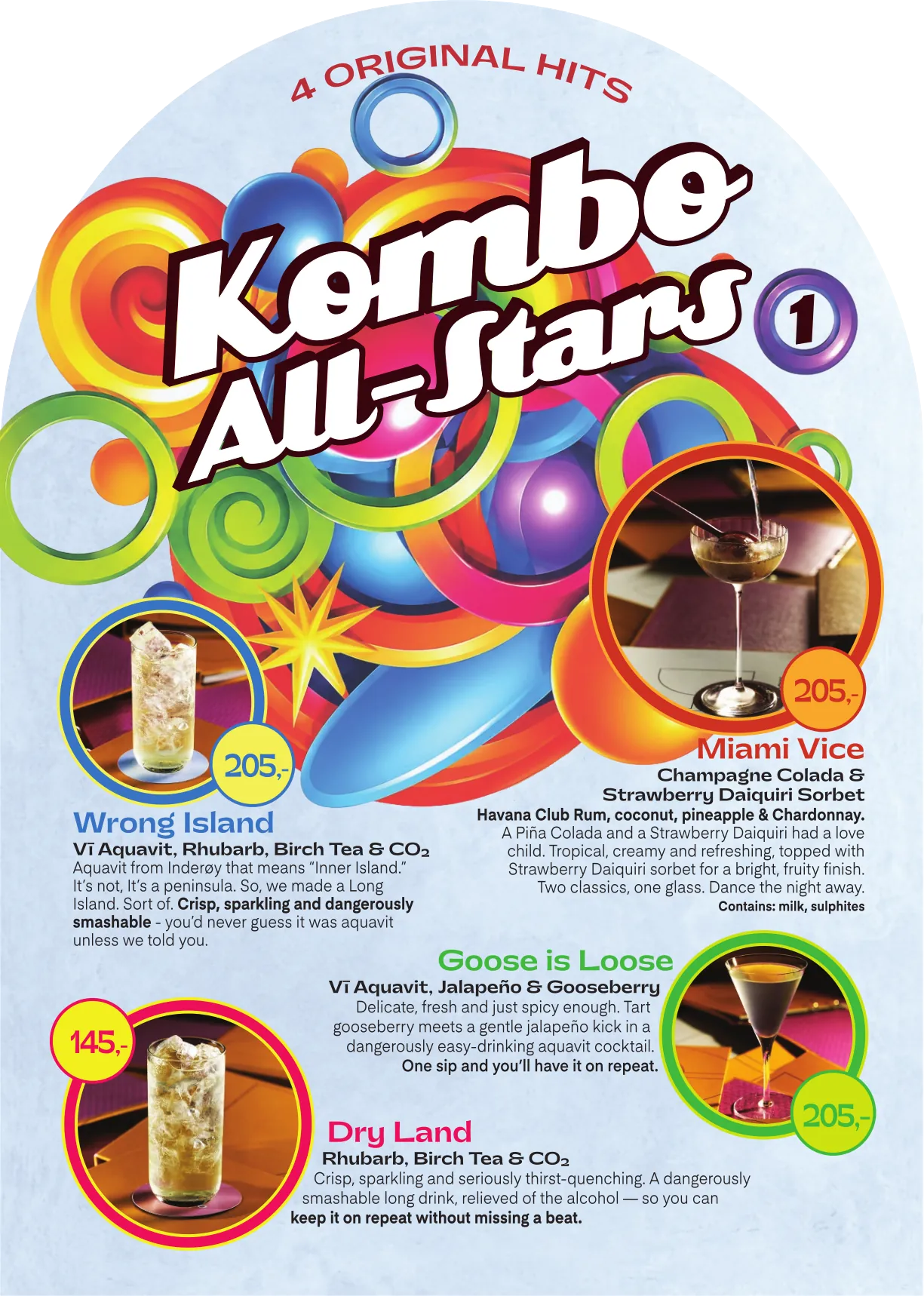 Greatest Hits – Kombo: Kombos cocktailmeny, side 14