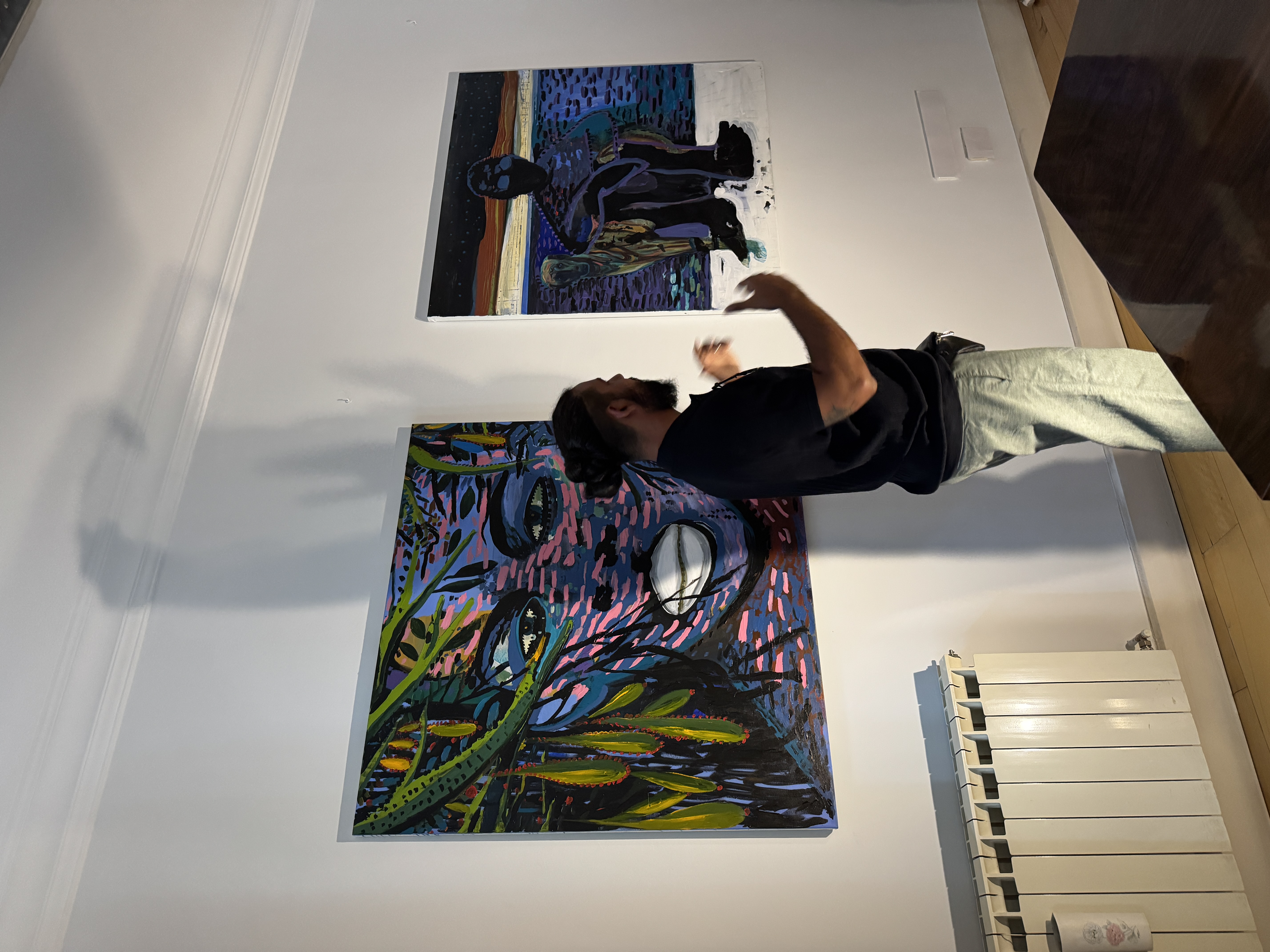 Two works by Maikel Sotomayor