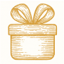 a yellow gift