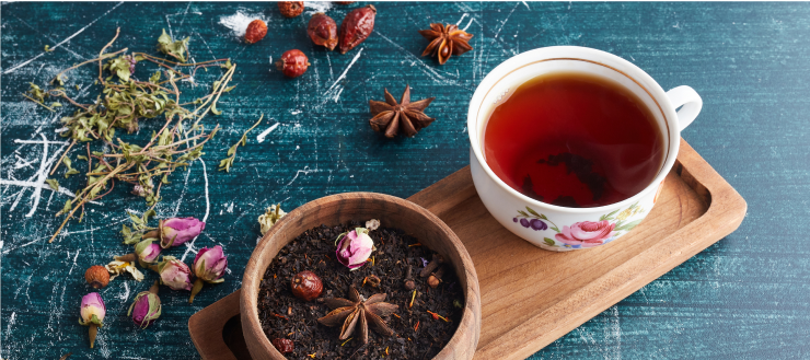 a cup of tea