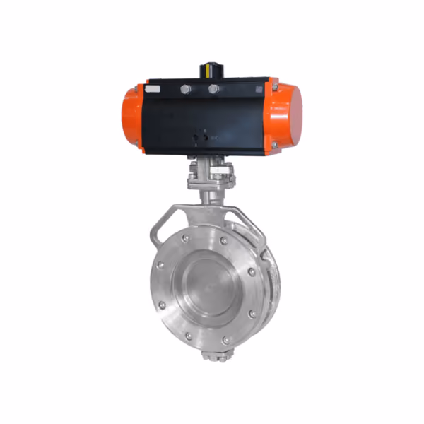 Pneumatic Actuator Operated High Performance Butterfly Valve