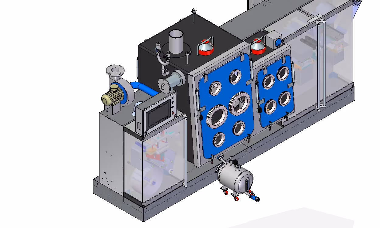 Schematic tablet packaging isolator 1