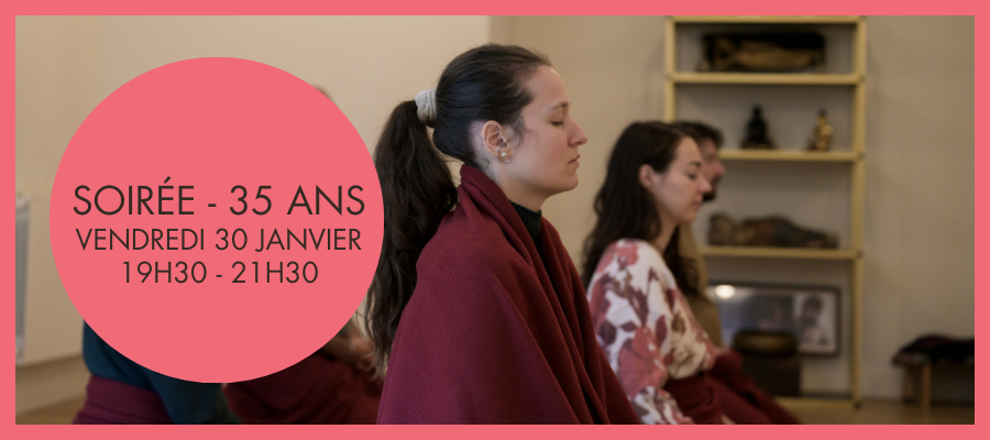 Soirée méditation et bouddhisme pour les -35 ans au centre bouddhiste de paris. Méditation, pleine conscience, bienveillance, sagesse, pratique, jeunes.