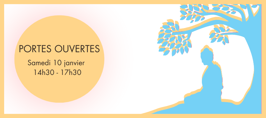 Porte ouvertes centre bouddhiste paris janvier 2026 méditation pleine conscience bienveillance sagesse bouddhisme