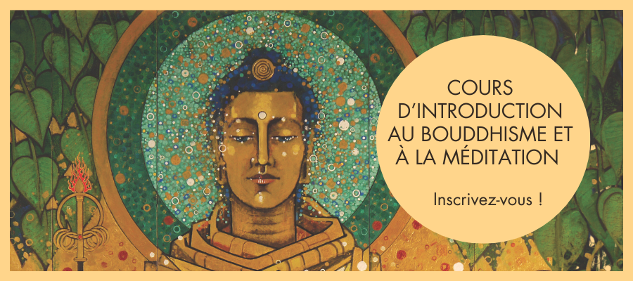 Cours d'introduction bouddhisme et méditation centre bouddhiste paris pleine conscience méditation sagesse bienveillance