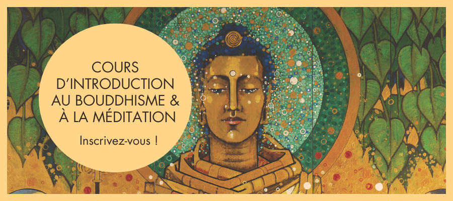 Cours d'introduction au bouddhisme et à la méditation Centre Bouddhiste PAris Septembre 2026 pleine conscience méditation bienveillance sagesse