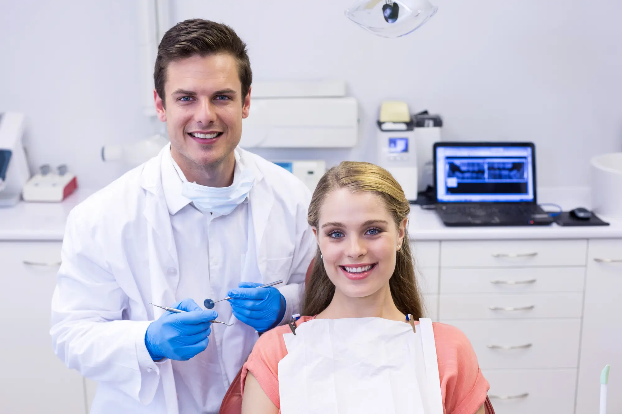 Routine visit with a dentist in Haltom City, TX.