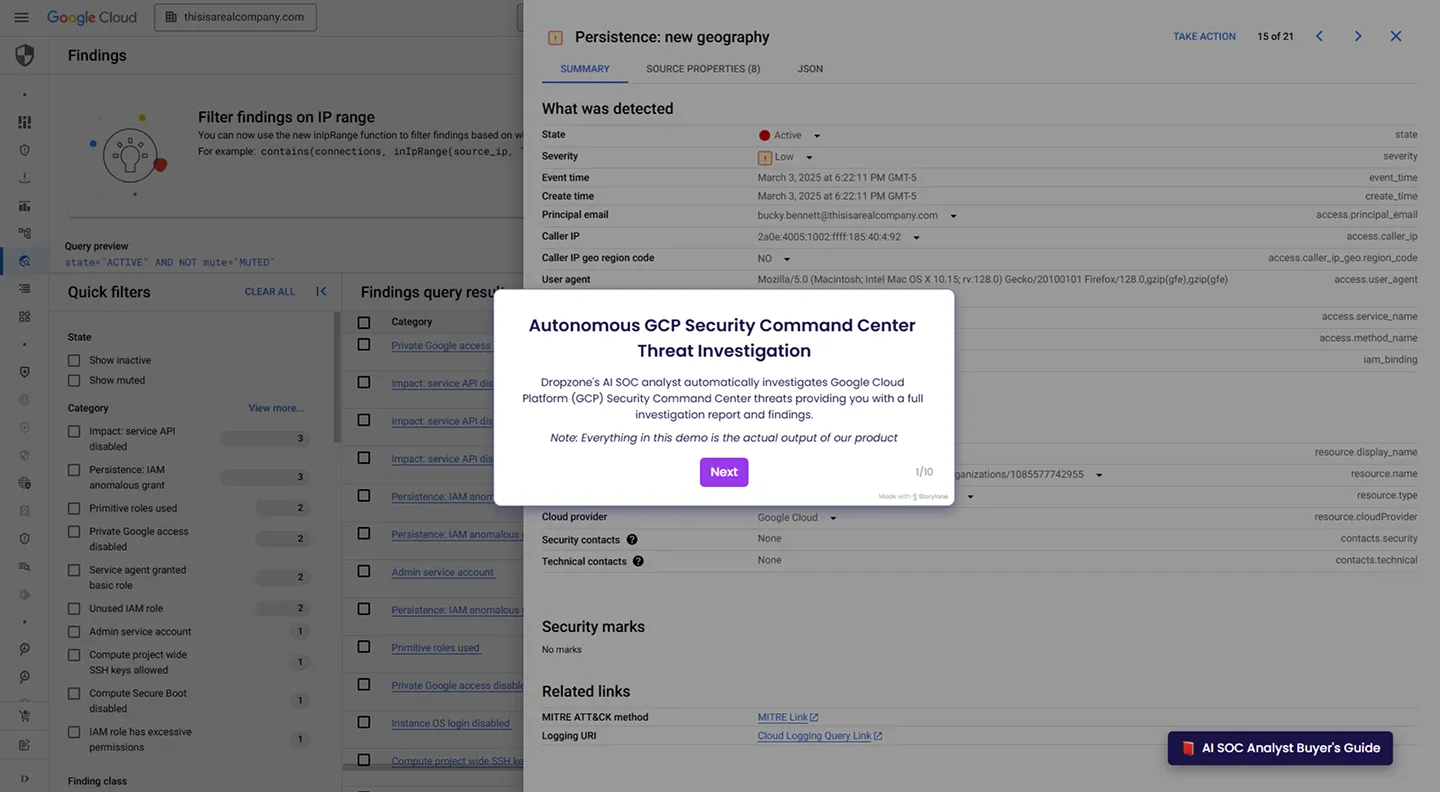 A screenshot of a Google search page with a purple button that says "Click here to see the full report."