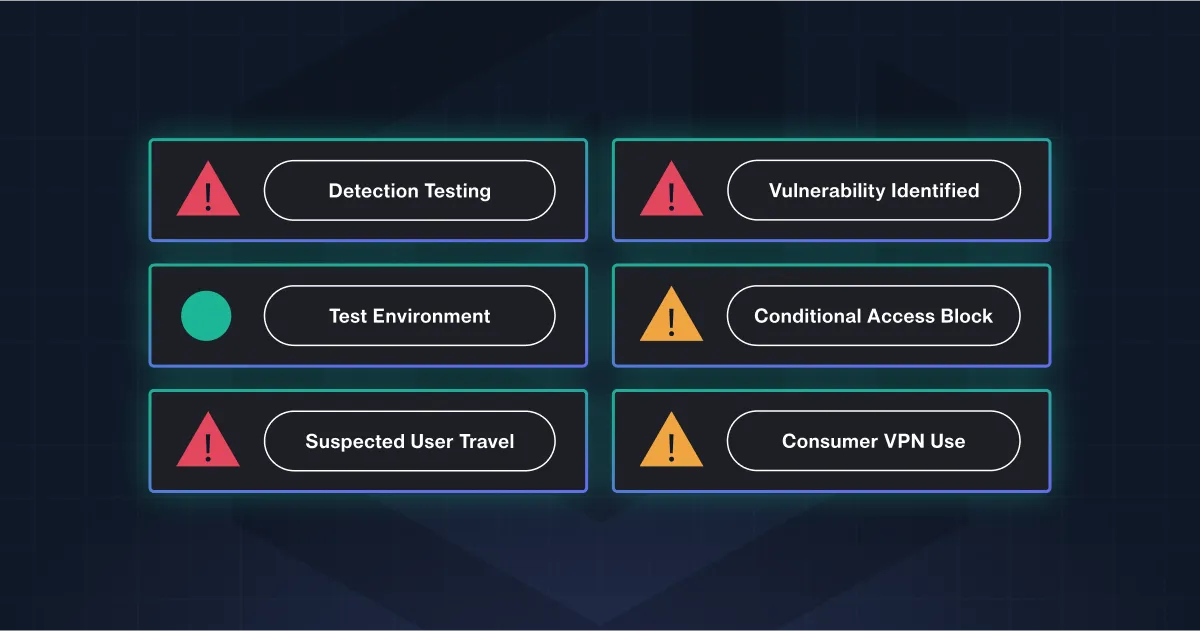 A blue and green screen with a red triangle and the word vulnerability.