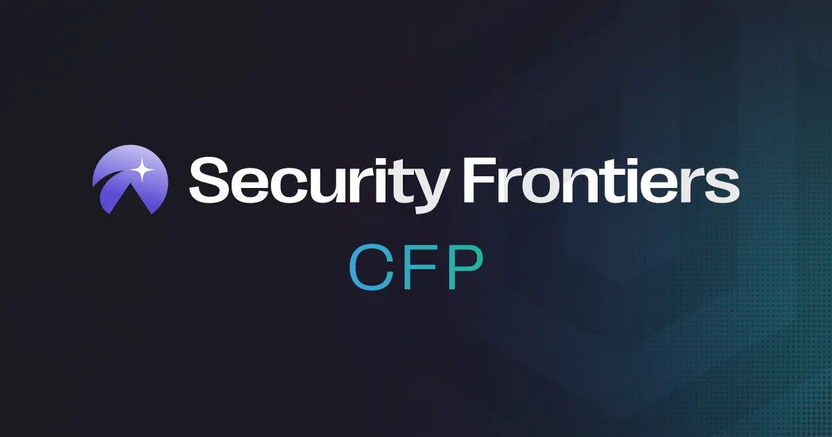 A blue and black graphic of a security front.