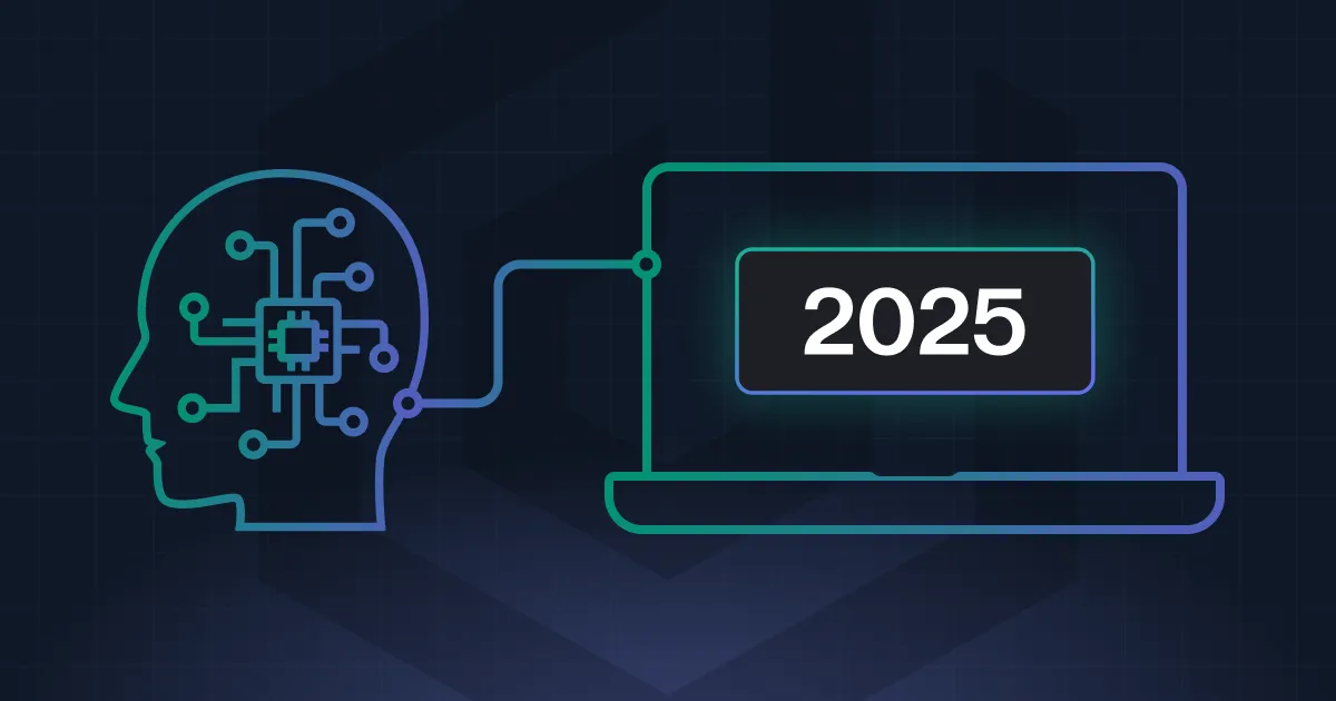 A computer screen with the number 2025 on it.