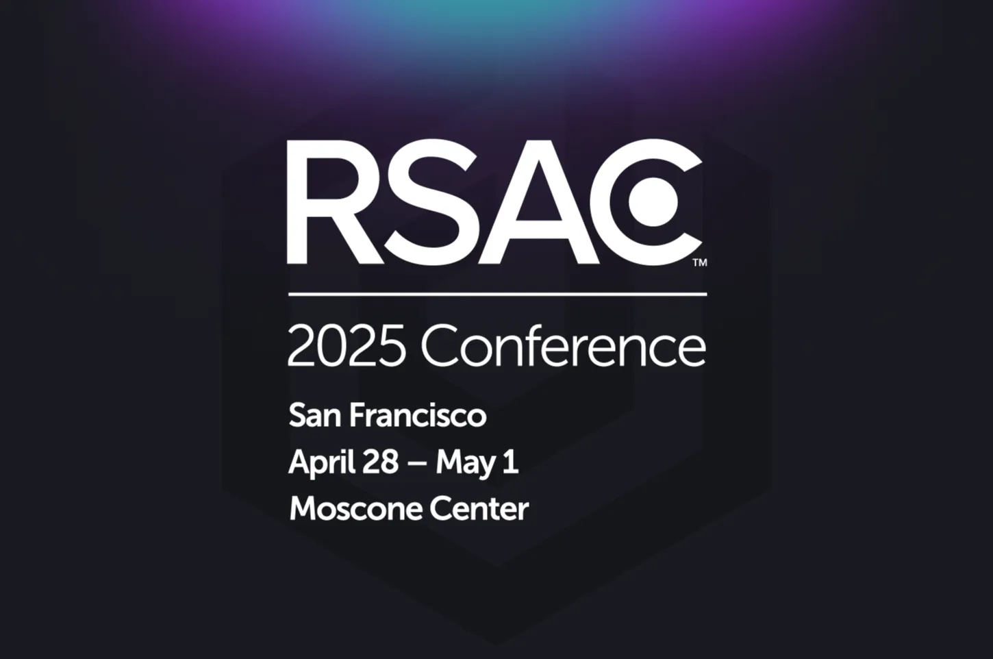 A poster for the 2025 RSA Conference in San Francisco.