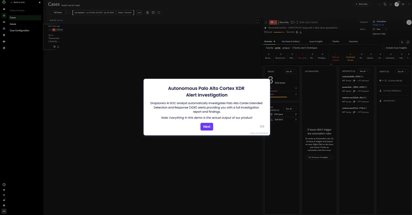 Palo Alto Cortex XDR Integration