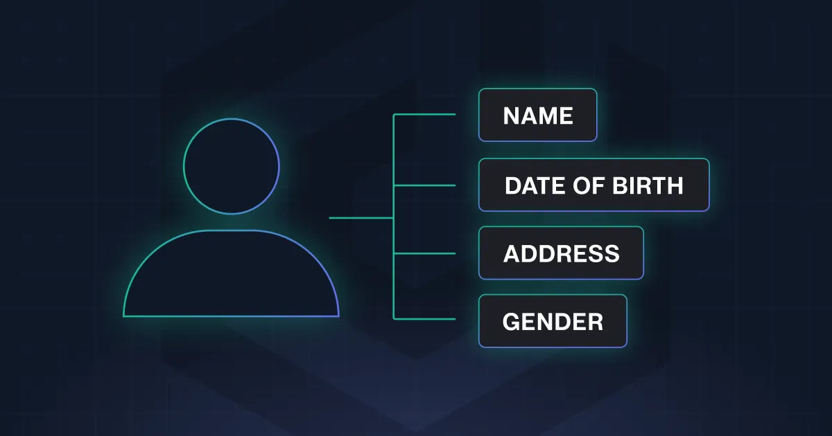 Dropzone AI PII Detective database security graphic featuring blue and green privacy protection branding
