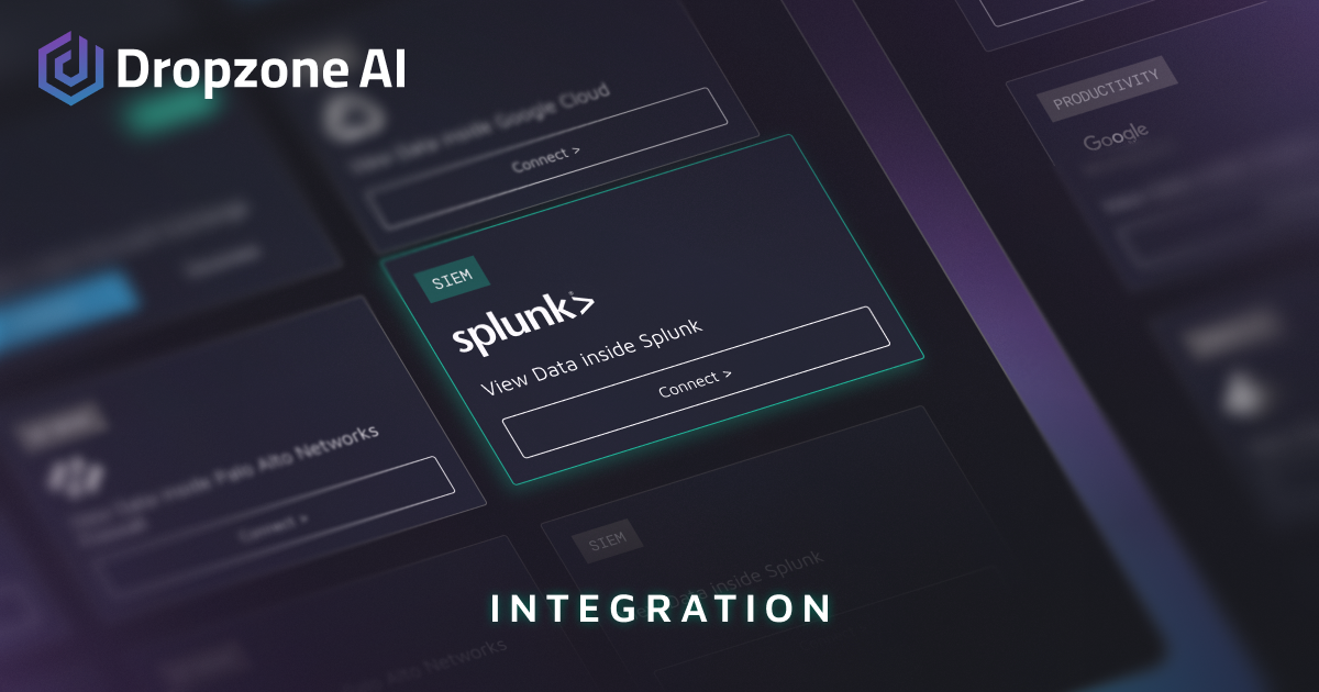 A website with a purple background and a green button that says "integrate".