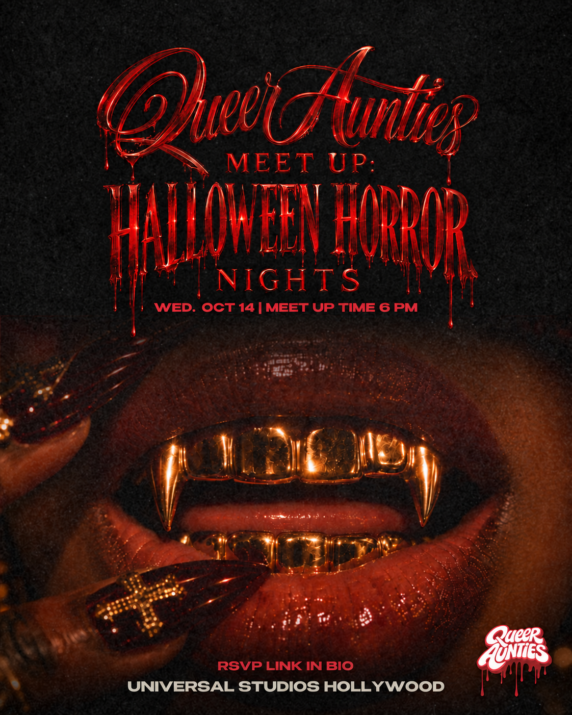 Queer Aunties Meet Up - Halloween Horror Nights