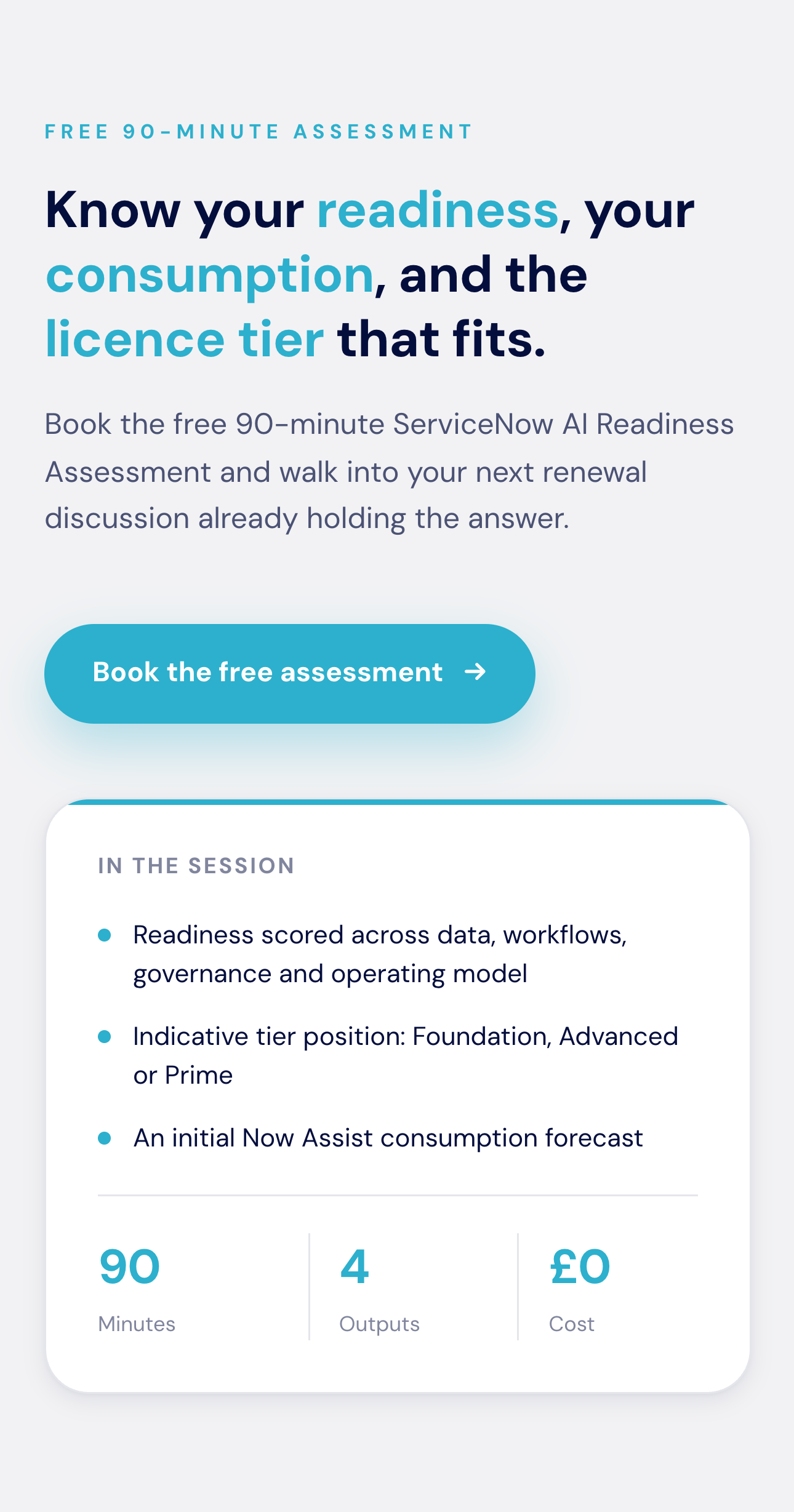 A link to the Book assessment form