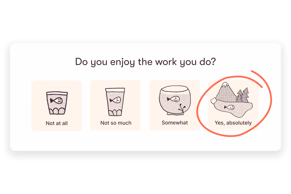 Product shot of Officevibe pulse survey