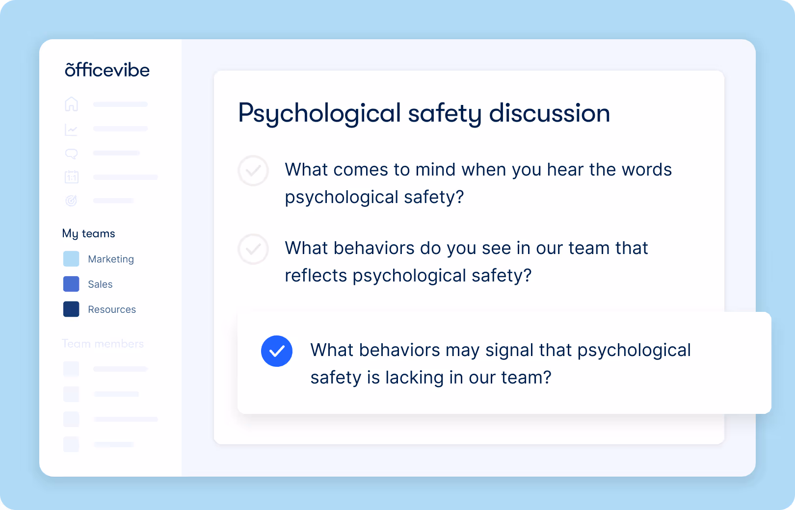 Officevibe sample survey questions