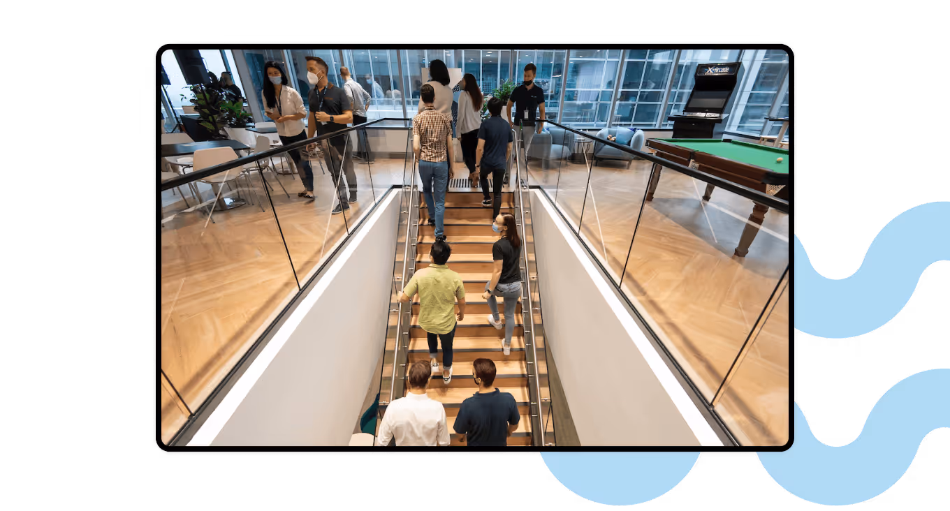 Employees at CyberCX's Office