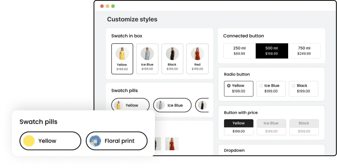 Speed-up choices varients