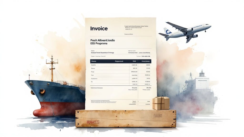 International Trade Pro Forma Invoice
