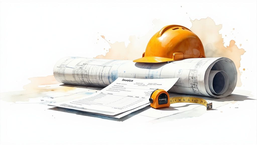 Exemple de facture proforma pour un projet de construction