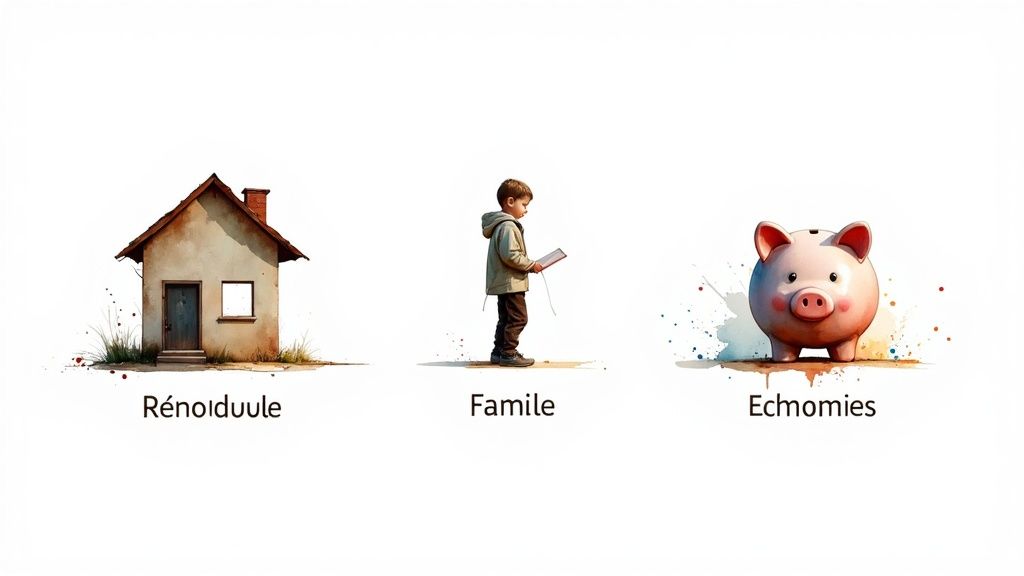 Une personne examinant des documents fiscaux liés à la CFE dans un bureau moderne